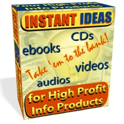 Product picture Instant Ideas For High Profit Info Products